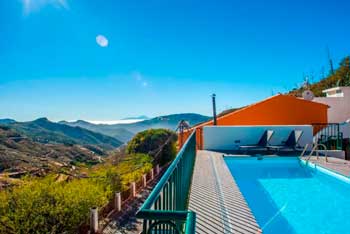 Casa Cueva Rural en Artenara con piscina privada El Mimo