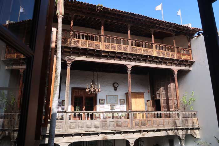Casa de Los Balcones en La Orotava en el norte de Tenerife