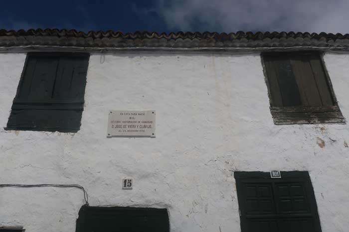 Casa natal de Viera y Clavijo en Los Realejos en Tenerife