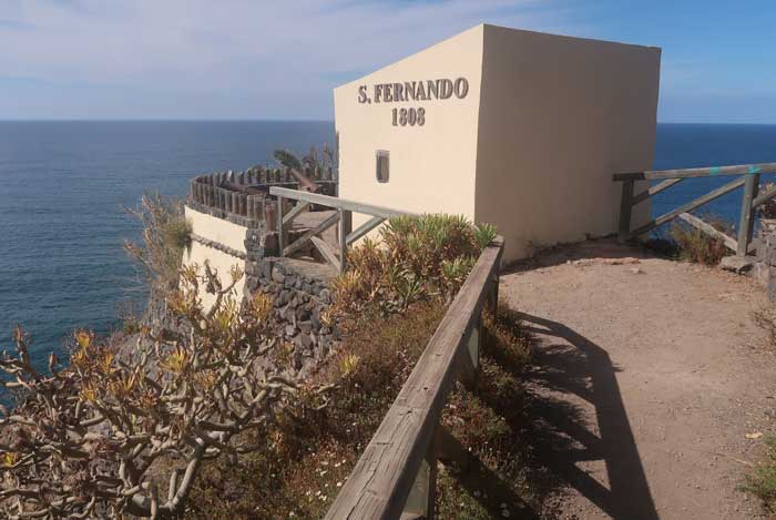 Fortín de San Fernando en Los Realejos en Tenerife Norte
