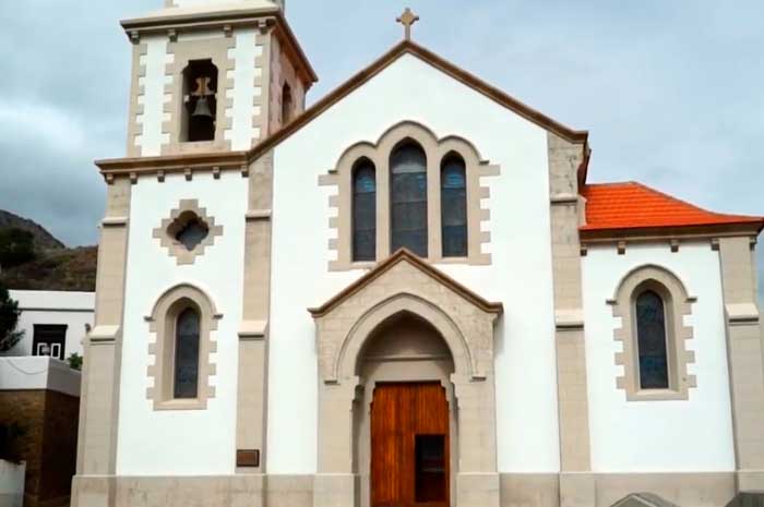 Iglesia de Vallehermoso en La Gomera