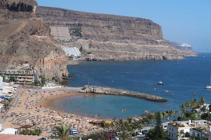 Playa del Puerto de Mogán en Gran Canaria Sur