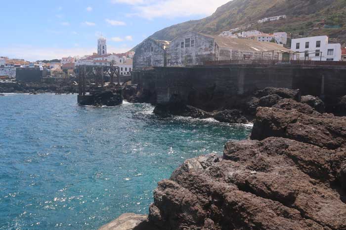 Muelle de Garachico en el norte de Tenerife