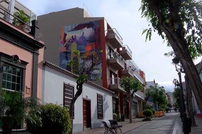 Murales de la Ciudad en Museo de Los Llanos de Aridane en La Palma