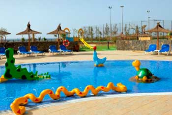 Parque Infantil del Hotel Carlota Beach de Caleta de Fuste en Fuerteventura