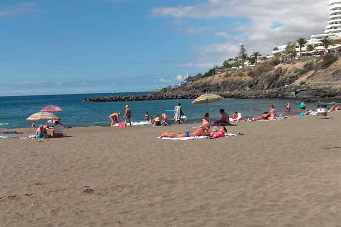 Playa del Bobo en Playa de las Américas de Tenerife