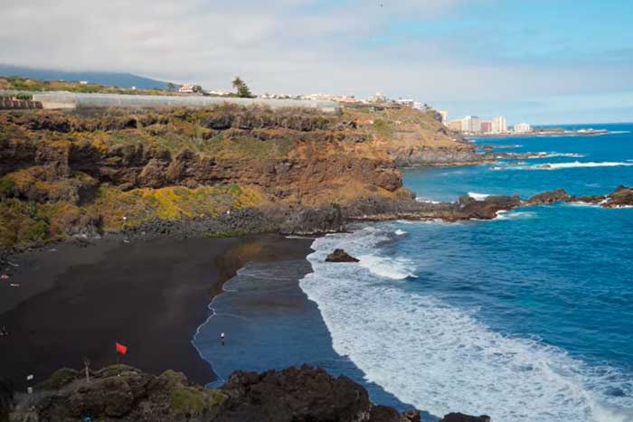 Playa de El Bollulo de La Orotava en Tenerife