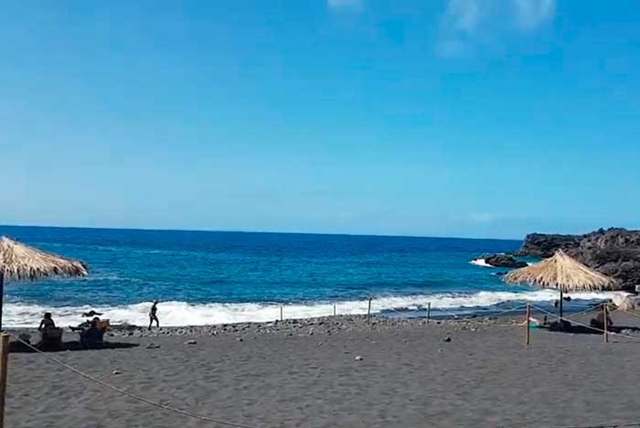 Playa El Charco Verde en La Palma