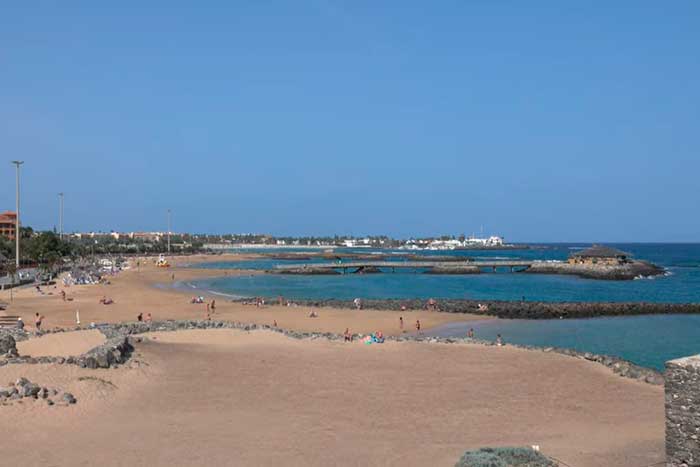 Playa de la Guirra de Caleta de Fuste en Fuerteventura