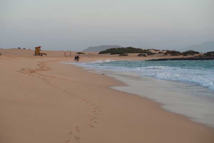 Playa del Moro en Corralejo