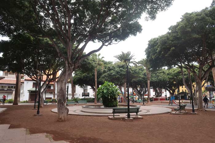 Plaza del Charco de Puerto de la Cruz en Tenerife