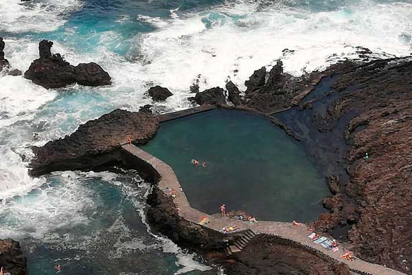 Charco del Pozo de Las Calcosas, una de las mejores piscinas naturales en El Hierro