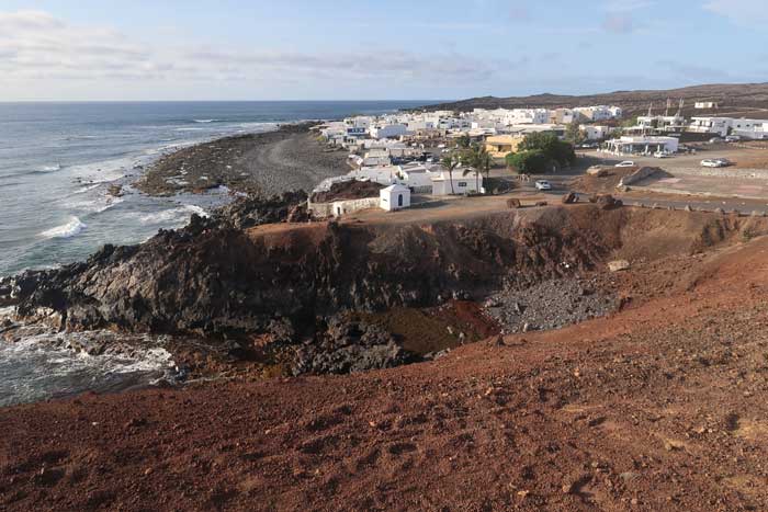 Pueblo de El Golfo en Lanzarote