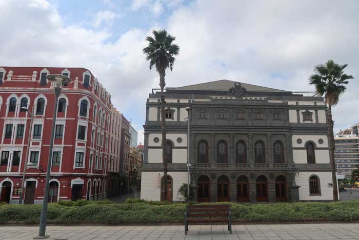Teatro Perez Galdós en Triana Vegueta en Las Palmas de Gran Canaria