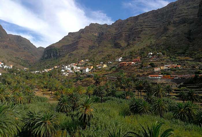 Valle Gran Rey, palmeral y caserío que visitar