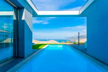 Villa de lujo de alquiler con piscina climatizada interior Lazaro