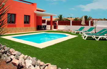 Villa con jardín y piscina en Caleta de Fuste, Alicia