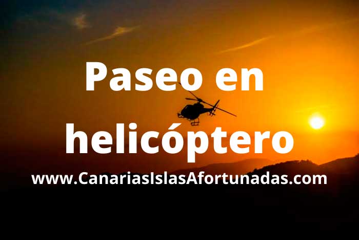 Vuelo en helicóptero en Tenerife